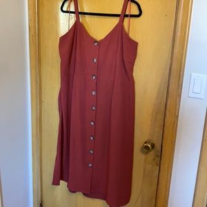 Love & Legend Size 2X Button Front Dress